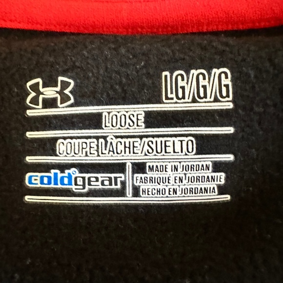 Under Armour coldgear Sweatshirt Large 1/4 Zip Pullover - Picture 5 of 5